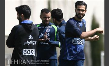 اخرین تمرین تیم فوتبال استقلال تهران در سال 95