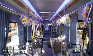 بـازدید شهردار تهران از اتوبوس‌های برقی و ون‌های ویژه جانبازان و معلولان 2