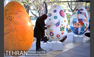 جشنواره تخم مرغ رنگی در بلوار کشاورز 32