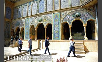 بازدید شهردار بلگراد از کاخ گلستان 6