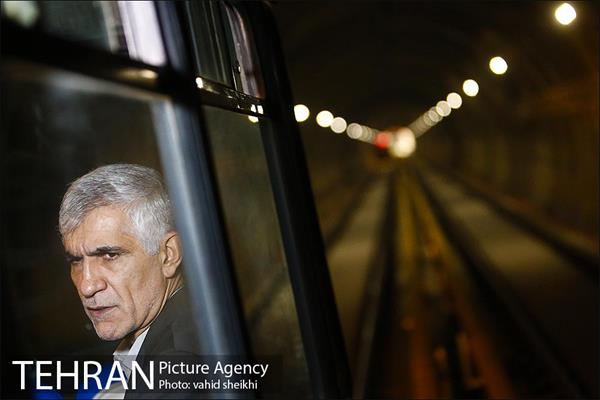 بازدید شهردار تهران از خط ۷ مترو  18