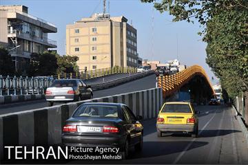 بازگشایی نیمه جنوبی پل کریمخان 6