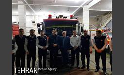 بازدید دکتر حناچی سرپرست شهرداری تهران از ستاد فرماندهی سازمان آتش‌نشانی 13