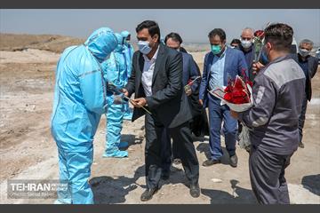 بازدید اعضای شورای شهر از پروژه های سازمان مدیریت پسماند 48