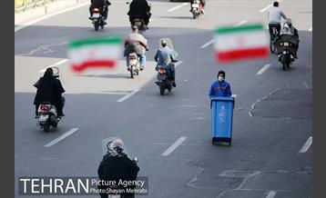 خدمات شهرداری تهران در پایان راهپیمایی ۲۲ بهمن 14