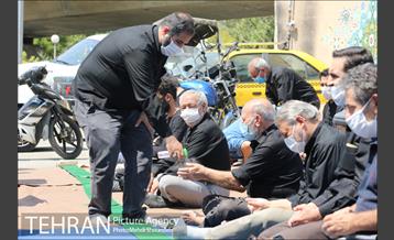 نماز ظهر عاشورا مسجد قائم(عج) منطقه هفت