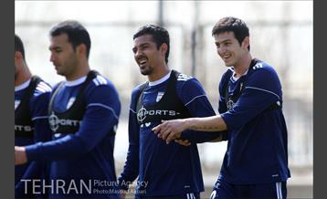 تمرین تیم ملی فوتبال ایران