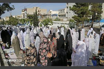 اقامه نماز عید سعید فطر در محله شهران 56