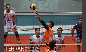 دیدار تیم های والیبال سایپا تهران و هاوش گنبد