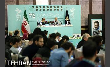 نشست خبری سی و پنجمین جشنواره فیلم فجر‎ 11