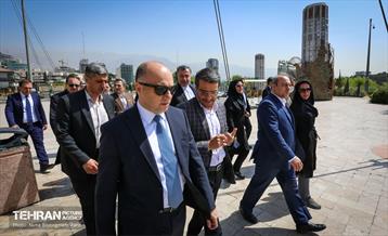 بازدید وزیر فرهنگ جمهوری آذربایجان از اراضی عباس آباد 3