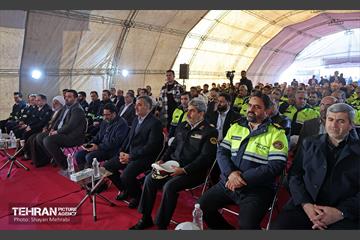 رزمایش زمستانه مشترک شهرداری تهران و پلیس راهور 40