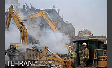 سومین روز عملیات امداد ونجات حادثه پلاسکو -3 4