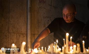 شام غریبان حسینی در محله امیریه 2