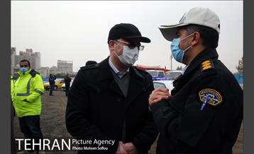 مانور عملیات برف روبی شهرداری منطقه شش 28