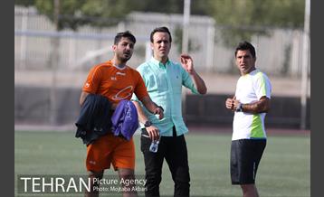 اولین تمرین تیم فوتبال نفت تهران با حضور علی کریمی