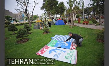 روز طبیعت بارانی در بوستان ولایت 4