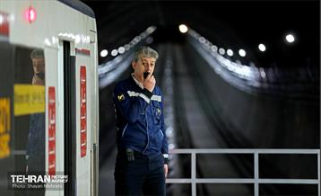 تست گرم بخش میانی خط ۶ مترو تهران 48