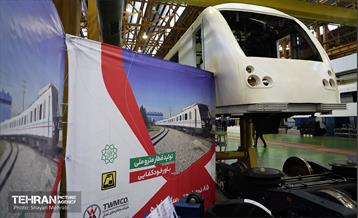 آیین آغاز تولید انبوه قطار تولید ملی 35