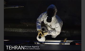 ضدعفونی معابر توسط سازمان آتش نشانی  13