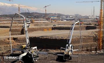 بتن‌ریزی در ابرپروژه ۸۰۰۰ واحدی مسکن آتش‌نشانان تهران 12