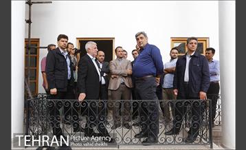 بازدید شهردار تهران از پروژه مرمت خانه اتحادیه در لاله زار 9