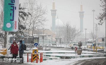 بارش برف زمستانی در شمیران  21
