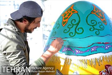 جشنواره تخم مرغ رنگی در میدان آزادی 19