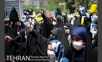 تجمع دانشجویی و مردمی در حمایت از مردم فلسطین