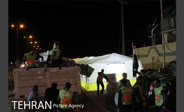 فعالیت های منطقه 2 شهرداری تهران در شهر کوت عراق برای زائرین اربعین حسینی 17