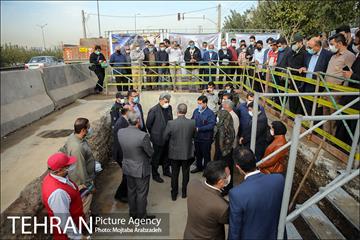 بازدید شهردار تهران از پروژه کانال شماره یک بزرگراه آزادگان 23