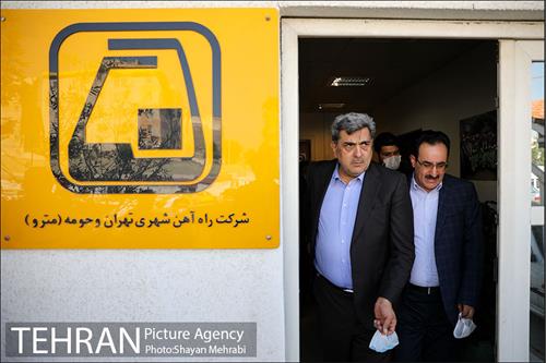 بازدید شهردار تهران از خط 6 مترو تهران 32