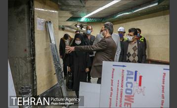 بازدید عضو شورای شهر از ایستگاه مترو یادگار امام(ه) 18