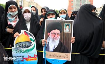 پردیس های فرهنگی شهرداری تهران در مسیر راهپیمایی روز قدس 12