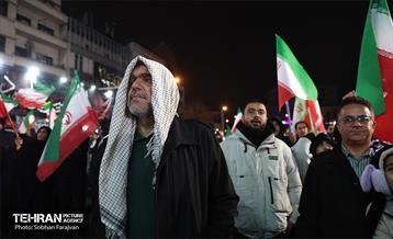 اجتماع مردم تهران در قدردانی از همراهی حزب الله لبنان 3