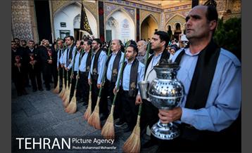 آیین تعویض پرچم حضرت عبدالعظیم حسنی(ع) 2