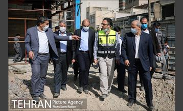 بازدید محسن هاشمی از خط 10 مترو 22