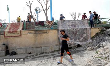 قالیشویی سنتی در چشمه علی 11