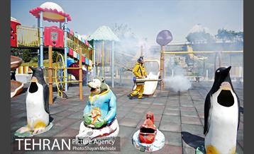 ضد عفونی پایانه مسافربری غرب 33