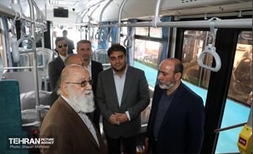 رونمایی از ۱۰۰ دستگاه اتوبوس ناوگان حمل و نقل عمومی شهر تهران 28