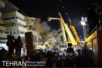 امداد رسانی شبانه در حادثه پلاسکو 5