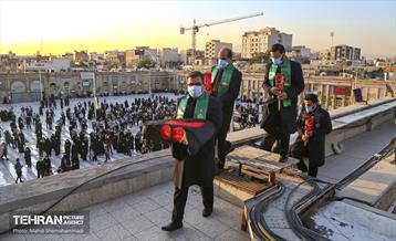 آیین تعویض پرچم حضرت عبدالعظیم حسنی(ع) 13