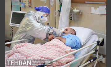 بخش بیماران کرونایی بیمارستان شهید هاشمی نژاد 14