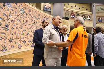 بازدید شهردار تهران از اردوی تیم ملی کشتی