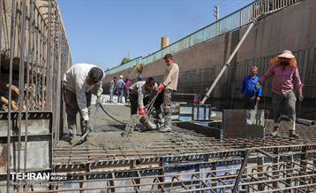 ترمیم و مرمت کانال سرخه حصار در شرق تهران 14