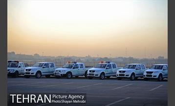 پیشواز نیروهای شهربان و حریم بان از نوروز با حضور شهردار تهران 2