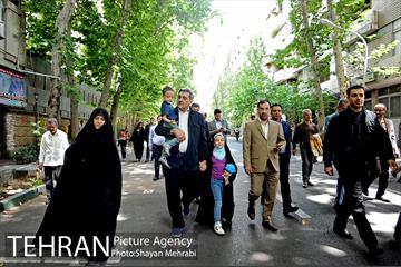 حضور شهردار تهران در راهپیمایی روز قدس 3