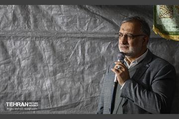 بازدید شهردار تهران از مسجد شهید بهشتی 12
