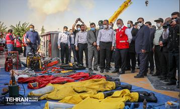 آیین گرامیداشت روز آتش نشان با حضور شهردار تهران 49