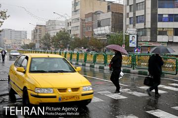 بارش باران پاییزی در تهران- 2